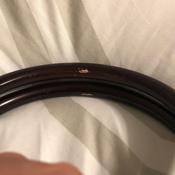 Wooden Handles of MK Collection Bag - Picture 6 of 6